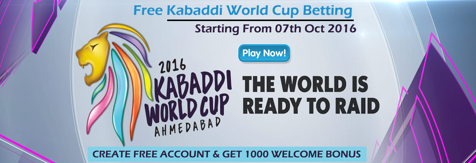 Kabaddi World Cup Betting